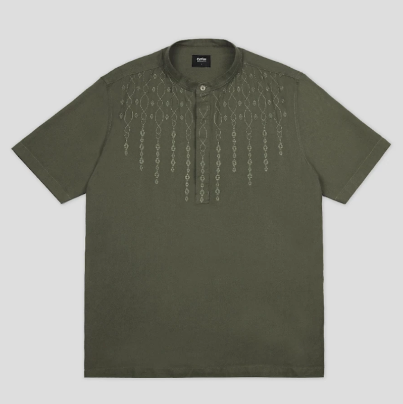 CUTOFF Rashad Kemeja Koko Lengan Pendek 4