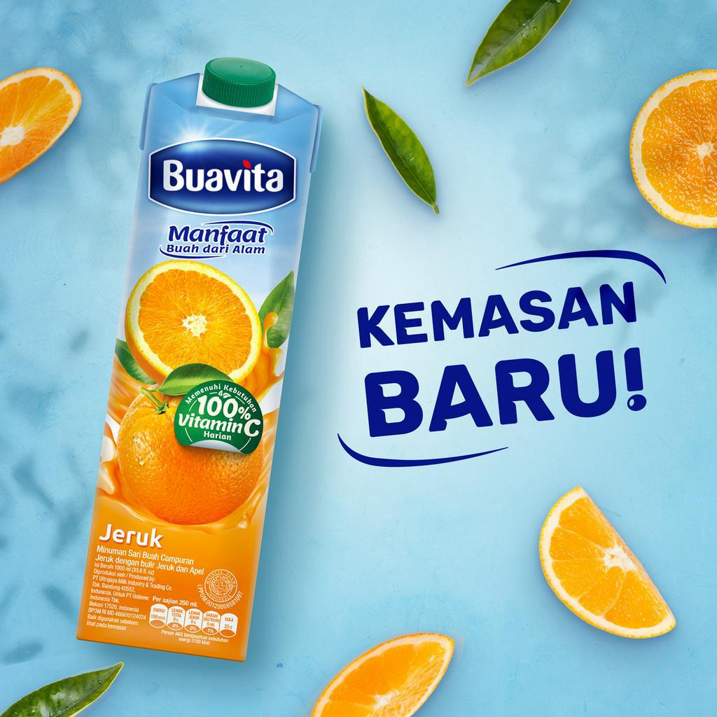 Buavita Jeruk 1000 ml 