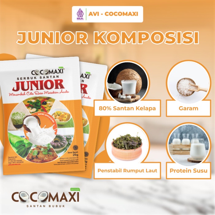 Clio Surya Cemerlang COCOMAXI Serbuk Santan Junior 