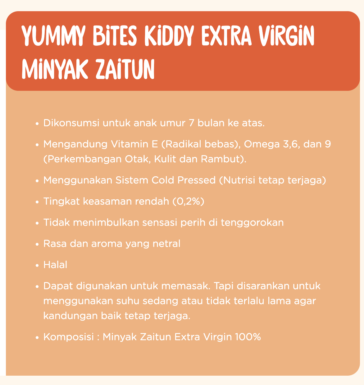 Kiddy Extra Virgin Olive Oil
