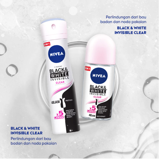 Beiersdorf Indonesia NIVEA Black & White Invisible Clear