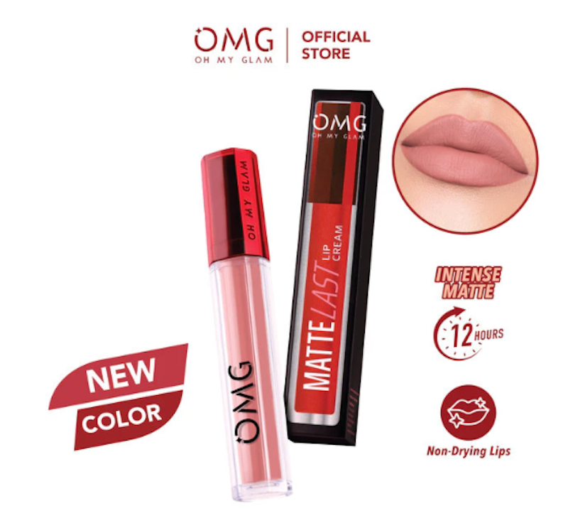 OH MY GLAM Mattelast Lip Cream 22 Crushed 2