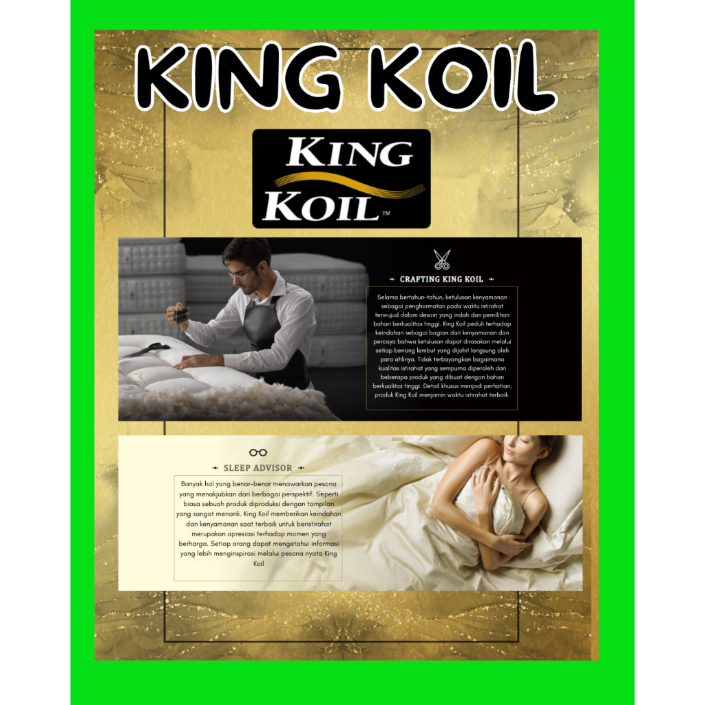 Duta Abadi Primantara KING KOIL Marques (200 x 200 cm)