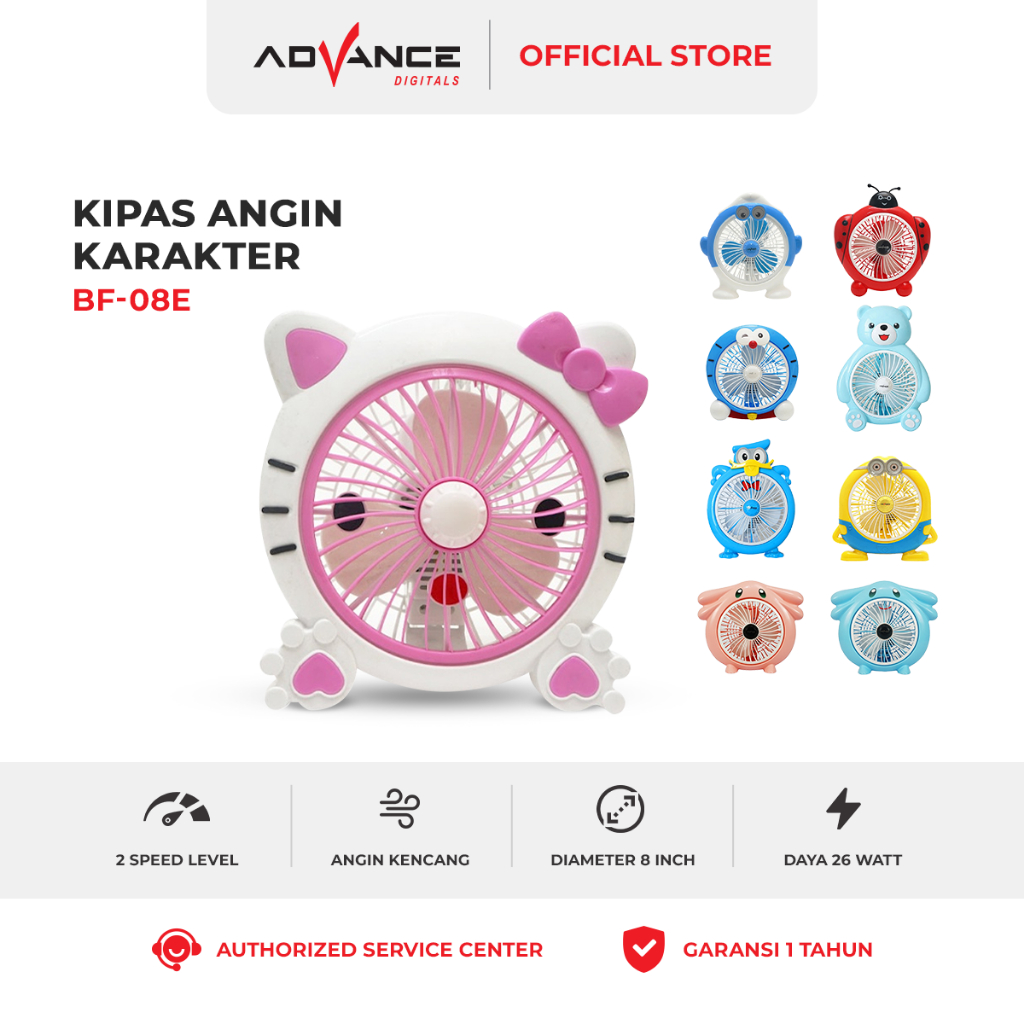 Advance Digitals Advance Kipas Angin Mini Karakter BF-08