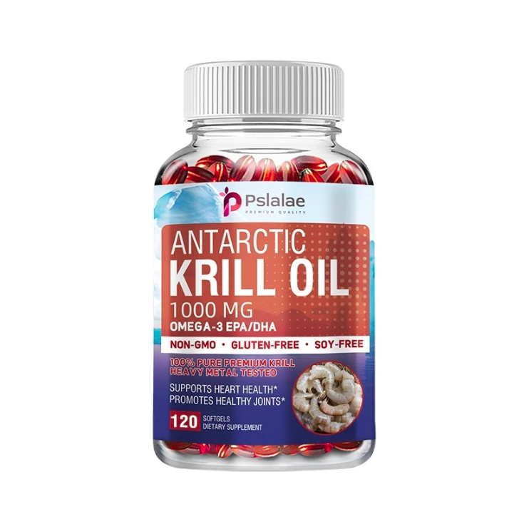 Pslalae Antarctic Krill Oil 1000 mg 120 Softgels