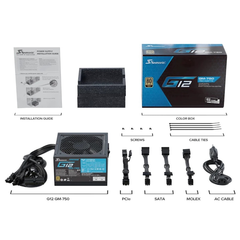 Seasonic G12 750W 4
