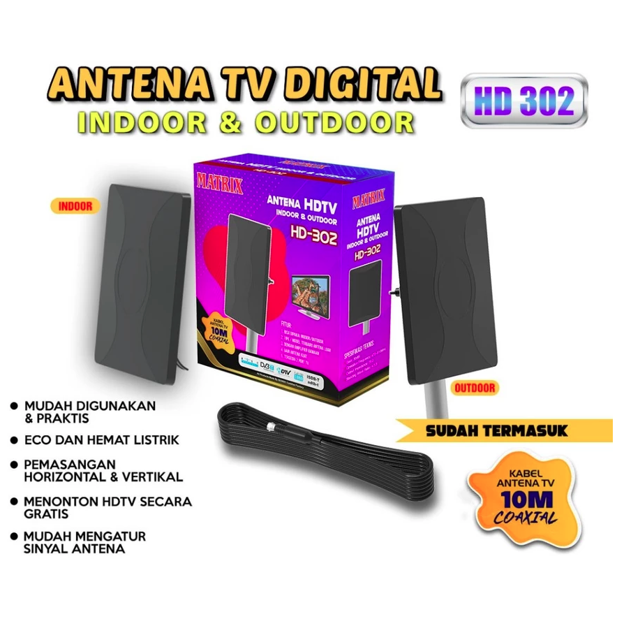 Stella Satindo Matrix Antena TV Digital HD 302