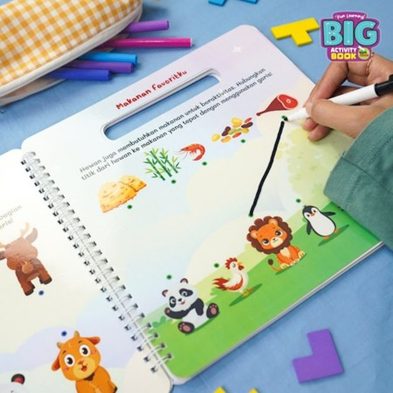 Ziyadbooks Fun Learning Big Activity Book (Wipe Clean) 4