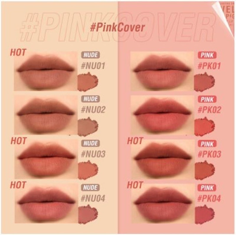 #PinkCover Velvet Matte Lipstick (PK04) 3