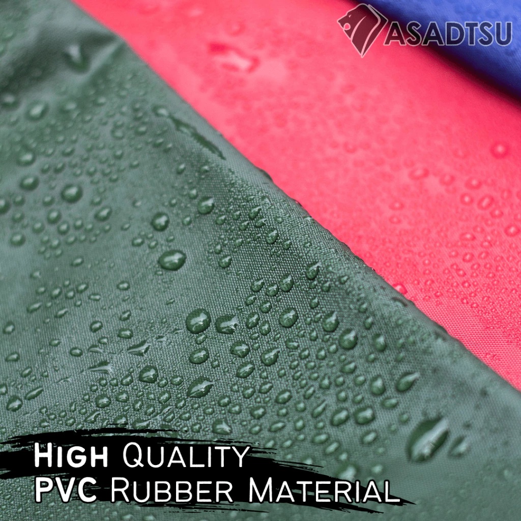  ASADTSU Jas Hujan Saku Kangguru Besar Setelan Dewasa