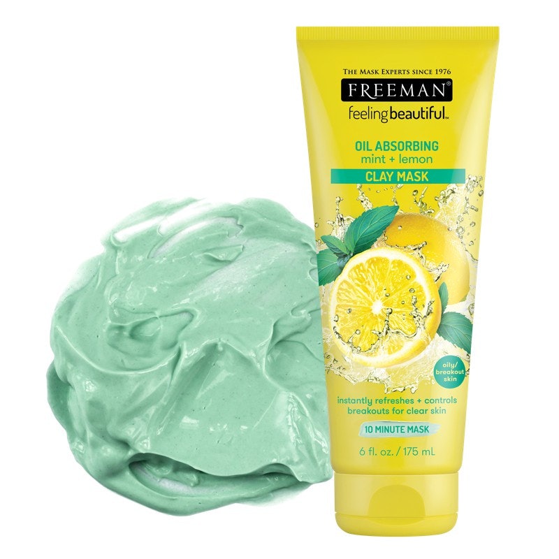 Oil Absorbing Mint & Lemon Clay Mask