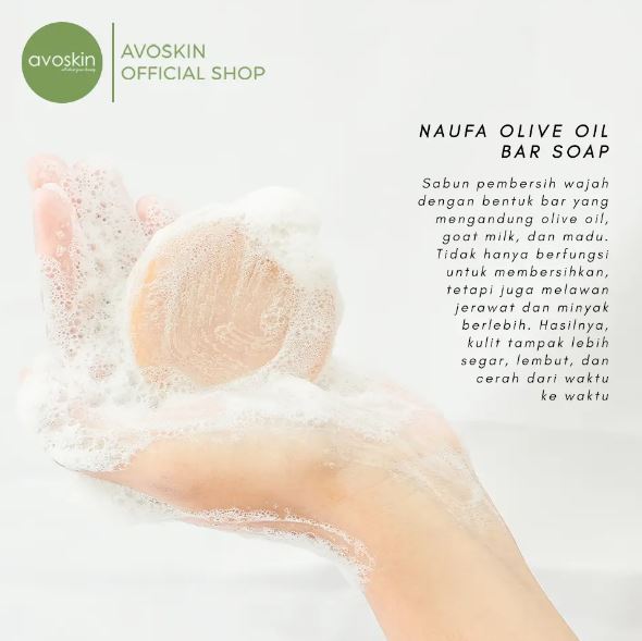 Avoskin Bar Soap Naufa Pure Olive Oil