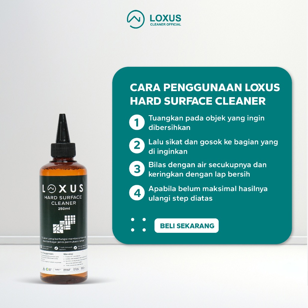 Natas Nitis Netes Loxus Hard Surface Pembersih Nat Lantai Granit Keramik