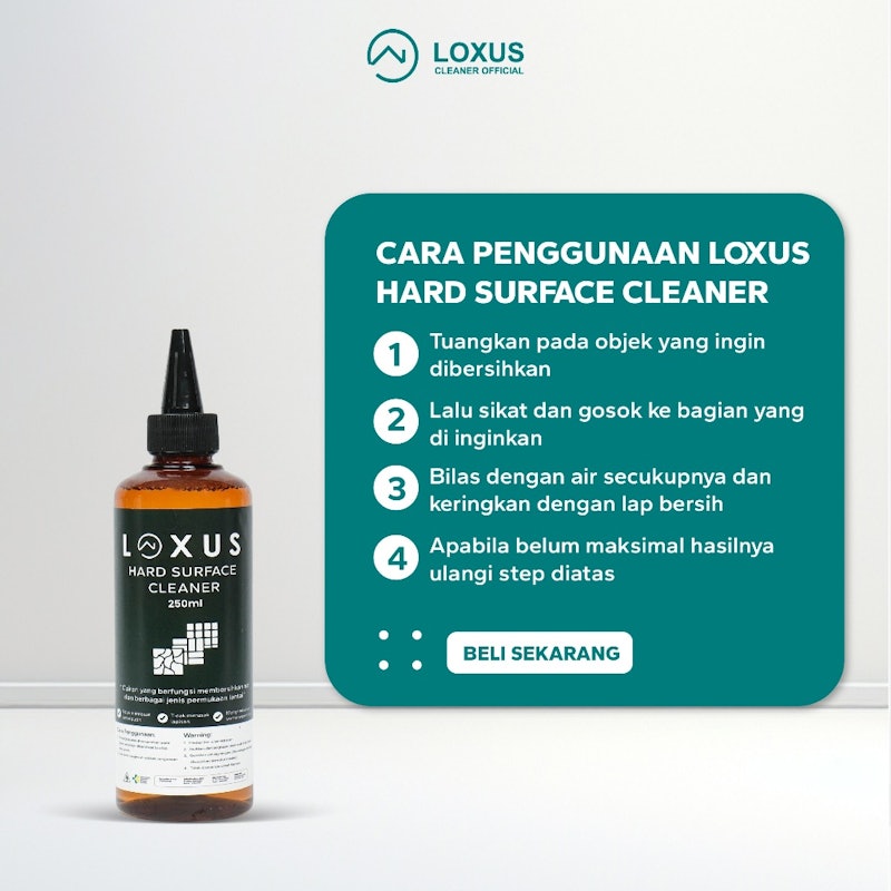 Loxus Hard Surface Pembersih Nat Lantai Granit Keramik 3