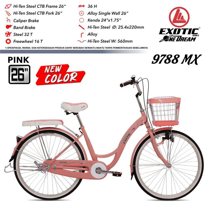 Pacific Bike EXOTIC City Bike ET 9788 MX