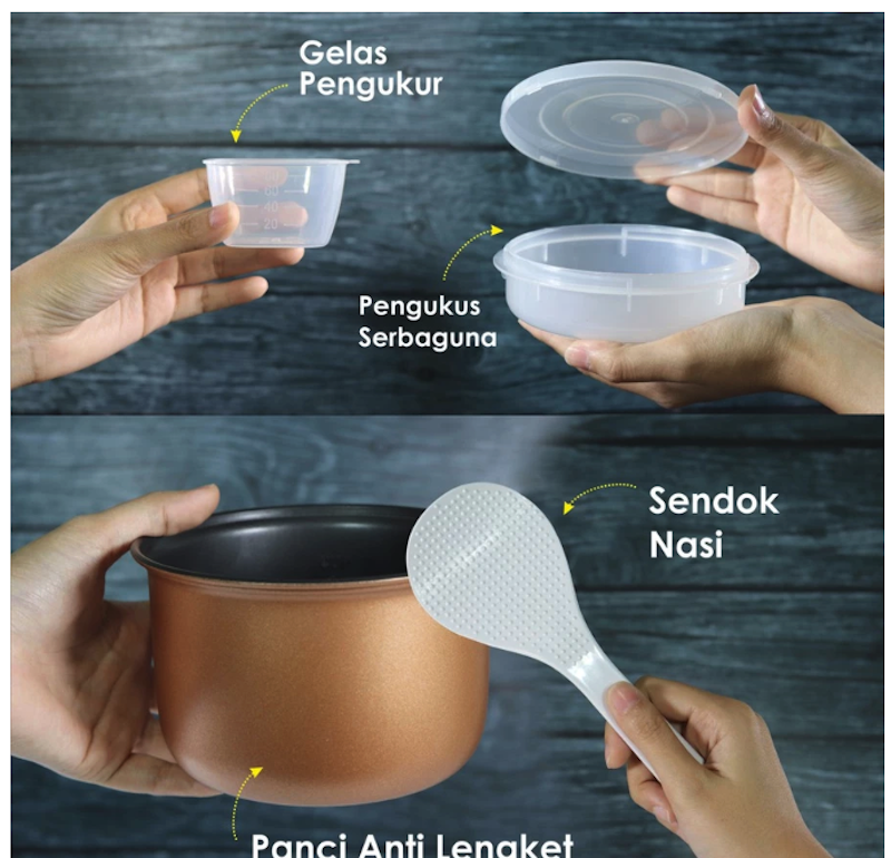 Cosmos Rice Cooker Mini Digital 4in1 0.3L 4
