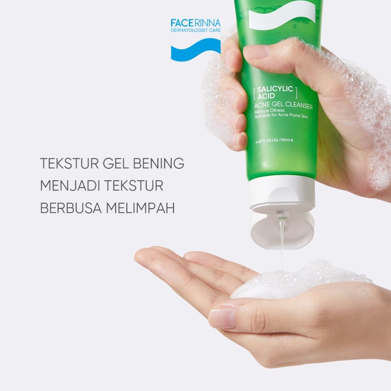 FACERINNA Salicylic Acid Acne Gel Cleanser 3