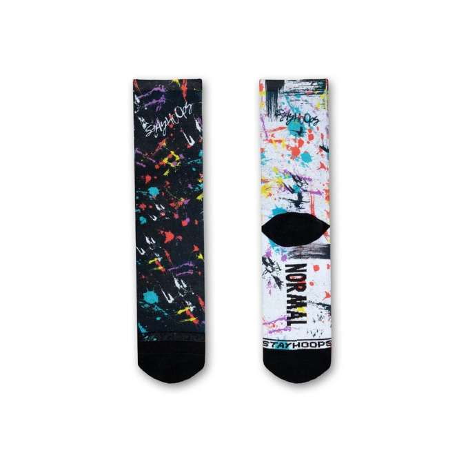 Esa Kreasio Sportindo Stayhoops Salpicar Fullprint Sock