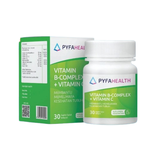 Pyfahealth Vitamin B Complex + Vitamin C 30 Kaplet