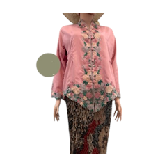 IMF_ID Kebaya Encim Bordir Motif Bunga Tangan Panjang