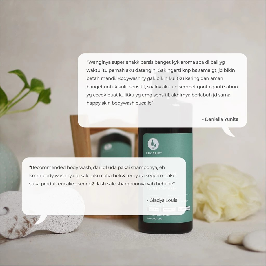 Nucifera Alam Indonesia EUCALIE® Happy Skin Gentle Body Wash