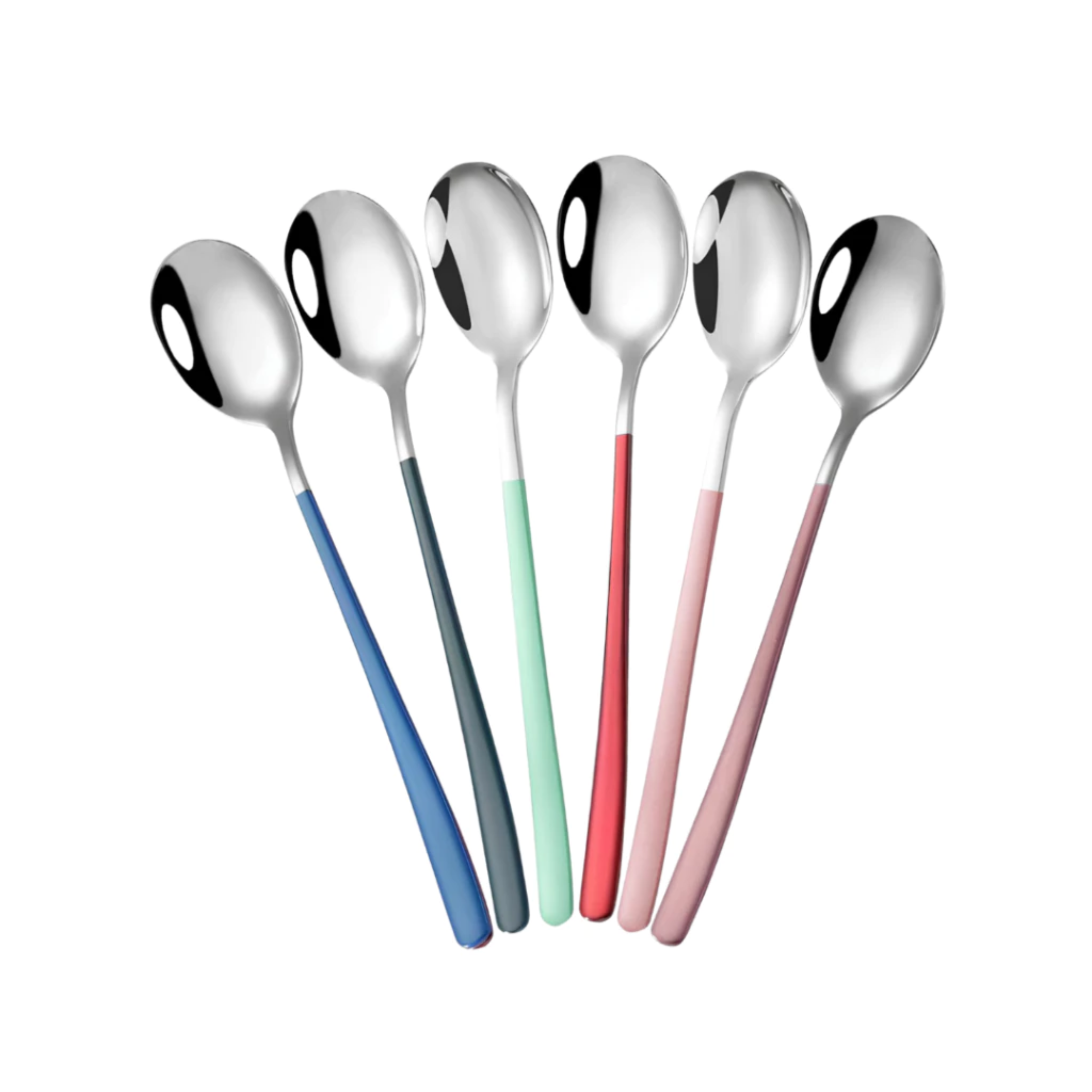 FUNNYCOOK Sendok Set 6 Pcs Colorful