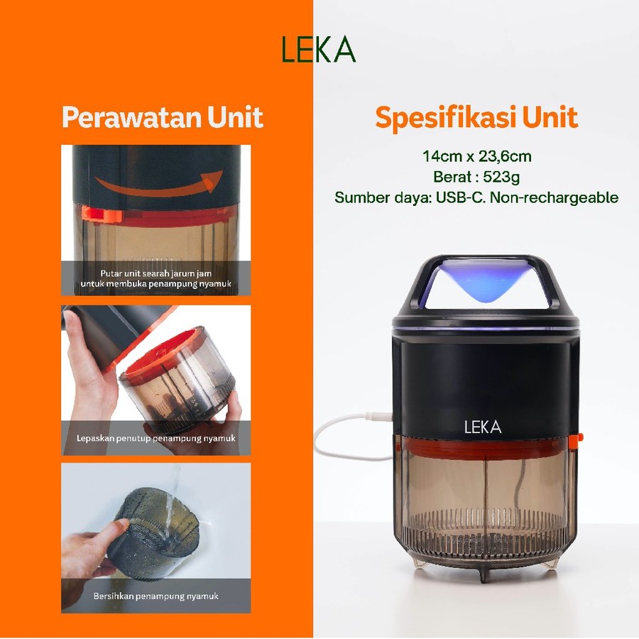 LEKA Indonesia LEKA Eazy Mozzy Mosquito Trap MT135