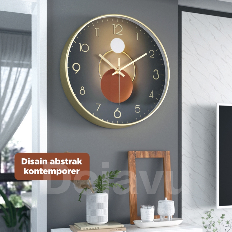 Dejavu Jam Dinding 30cm HJD101