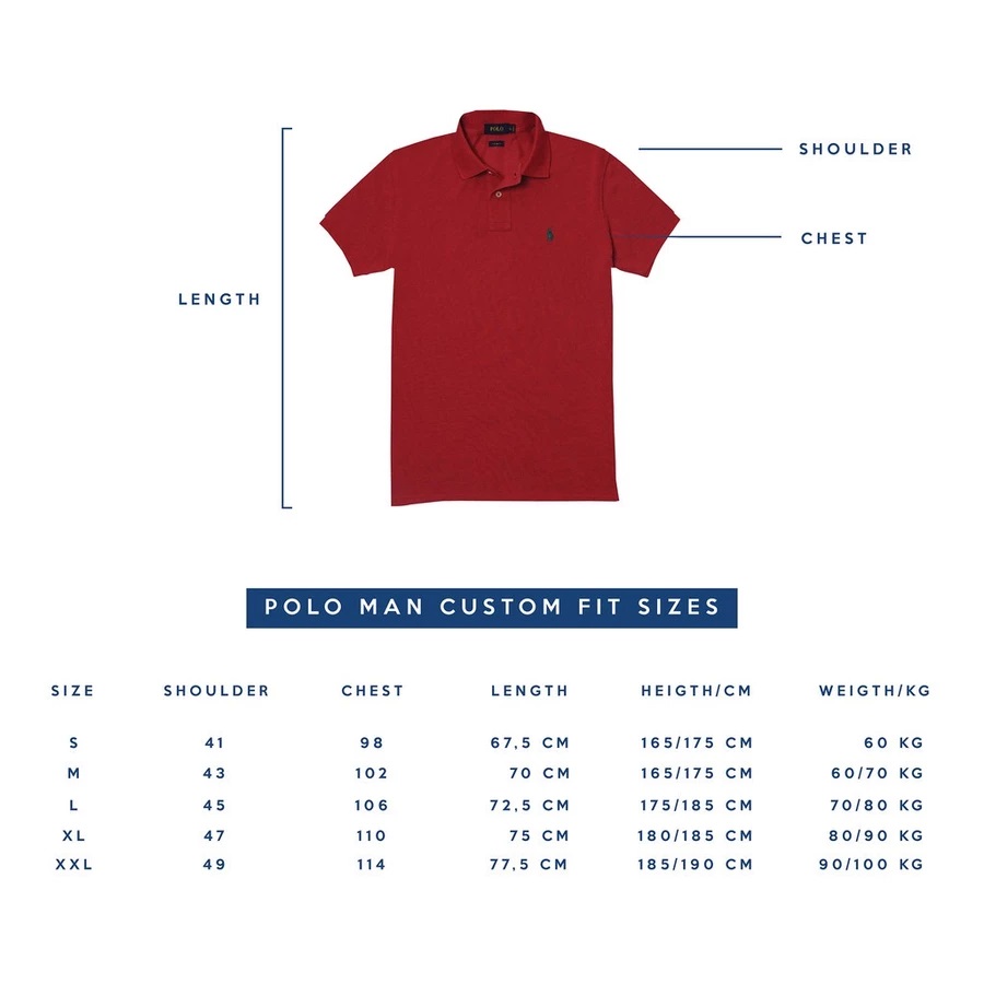 Polo Indonesia Polo Indonesia Polo 12 Shirt Custom Fit Black