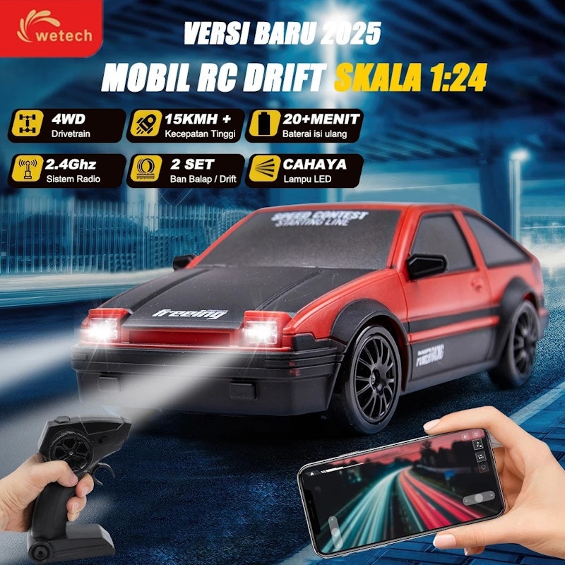 Wetech RC Drift Mini 4WD Skala 1:24 4