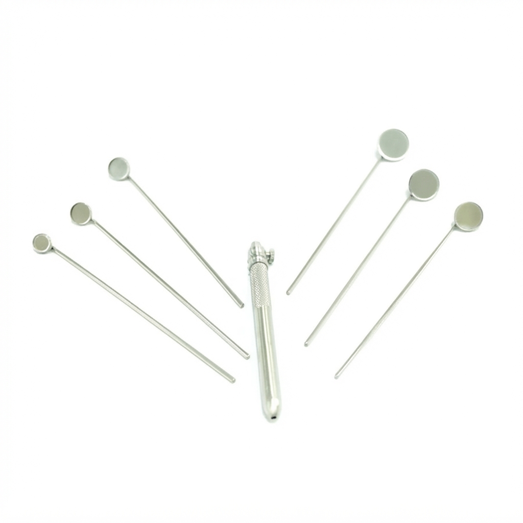 Laryngeal Mirror With Handle No. 6 + Handle 1