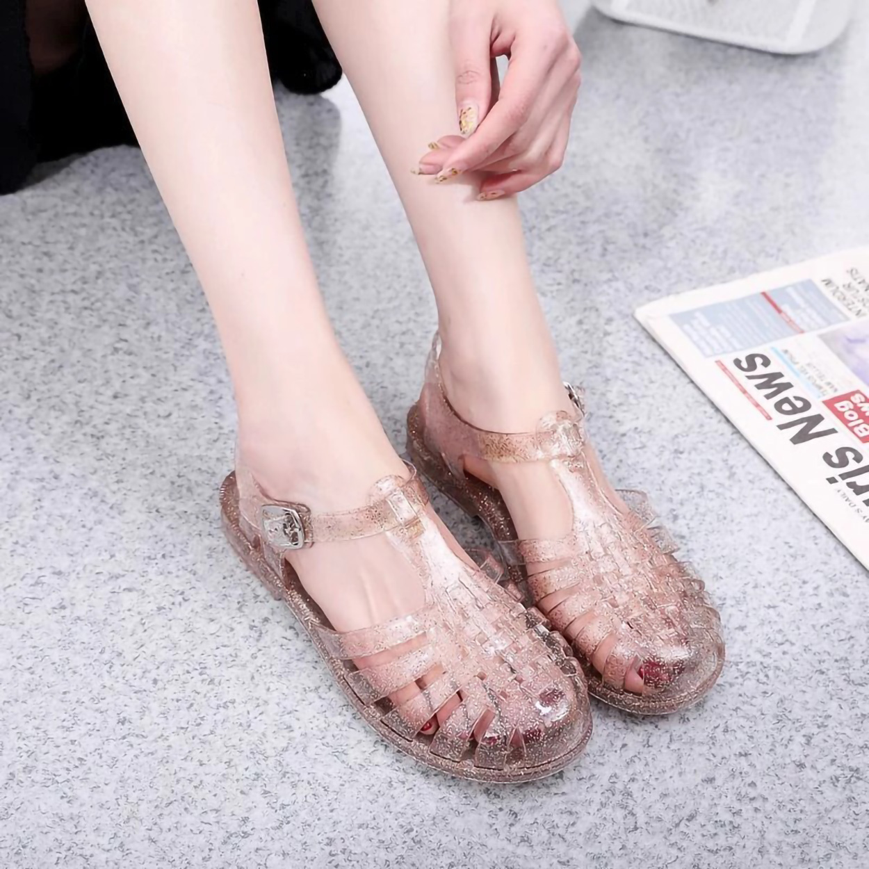  Hmbrg Wonhee Melissa Sandal Gladiator Jelly TG1684