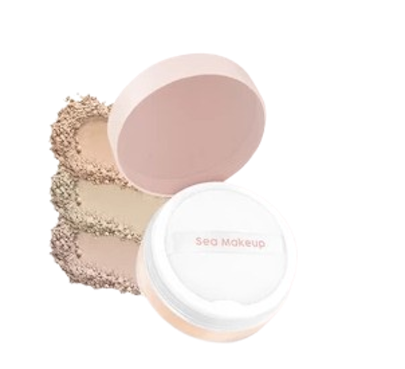 Sea Makeup Acne Blur and Set Loose Powder Snowball 1