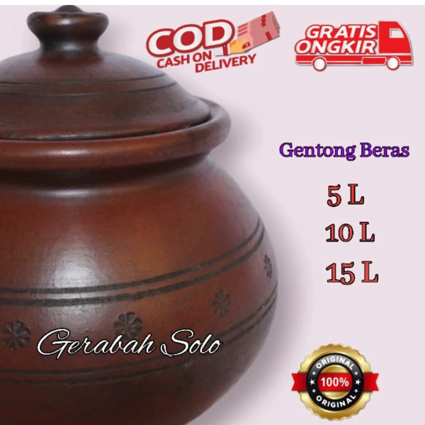  Gentong Beras Kemakmuran 5 Liter