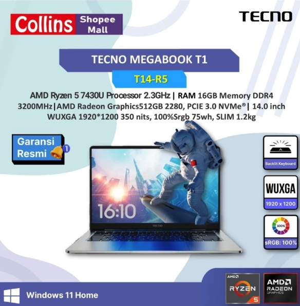 Transsion Holdings Tecno Megabook T1 14