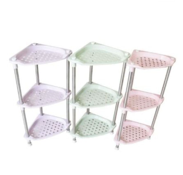 Rak Sudut Minimalis 3 Susun Multifungsi ｜ UNI 305301