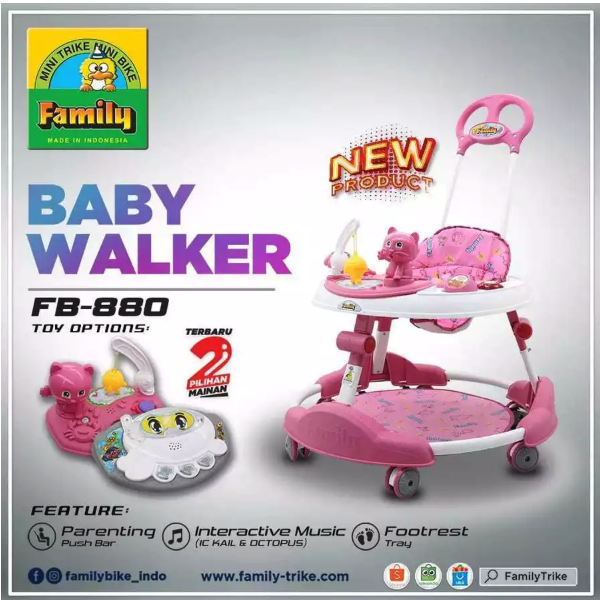 Jakarta Tunggal Citra Family Baby Walker FB-880