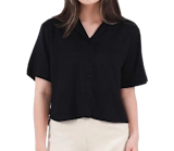 10 Rekomendasi Kemeja Hitam Polos untuk Wanita Terbaik (Terbaru Tahun 2026) 4