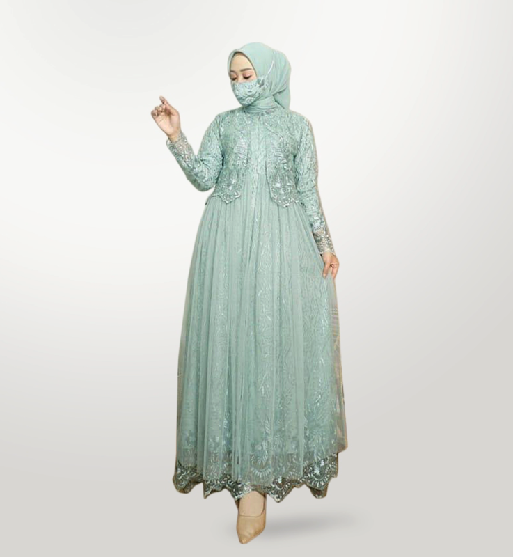 Redlove Gamis Tille Mutiara Rompi 4