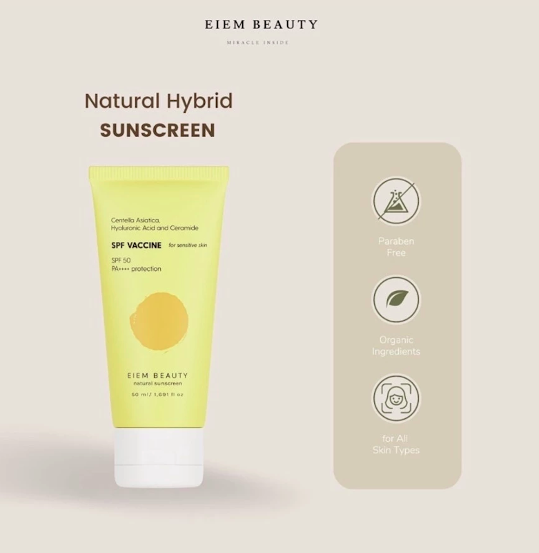 Natural Sunscreen SPF 50 PA++++ Protection 5