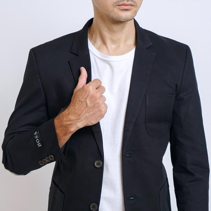 Hugo Boss BOSS Jas Blazer Casual NS Slim Fit Hitam