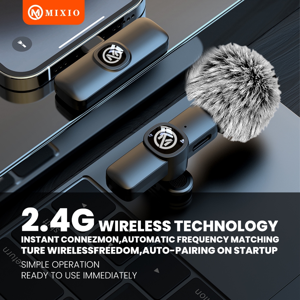  MIXIO Mic Wireless Clip On W14