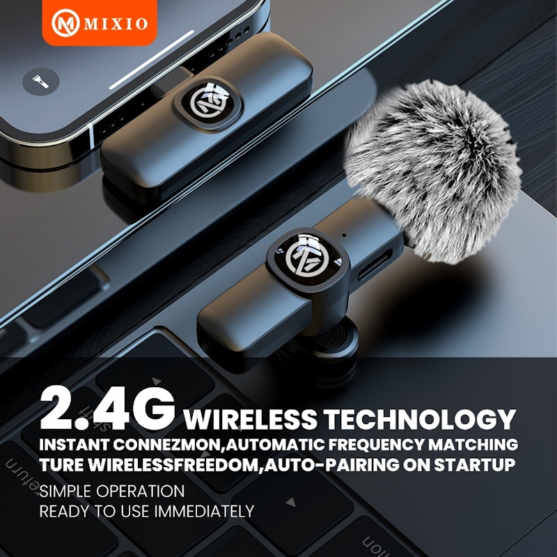 MIXIO Mic Wireless Clip On 3