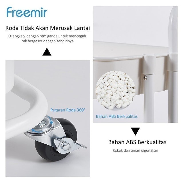 Freemir Rak Troli 3 Susun