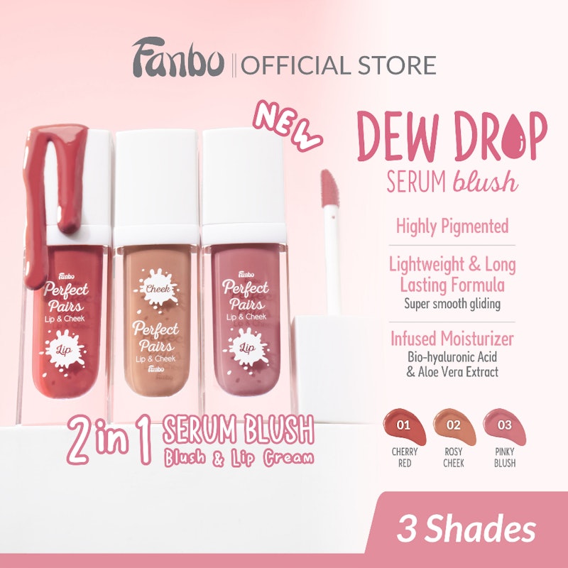 Perfect Pairs Lip & Cheek Cherry Red 3