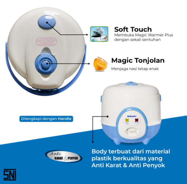 Kencana Gemilang Miyako Magic Warmer Plus  MCM-606 A