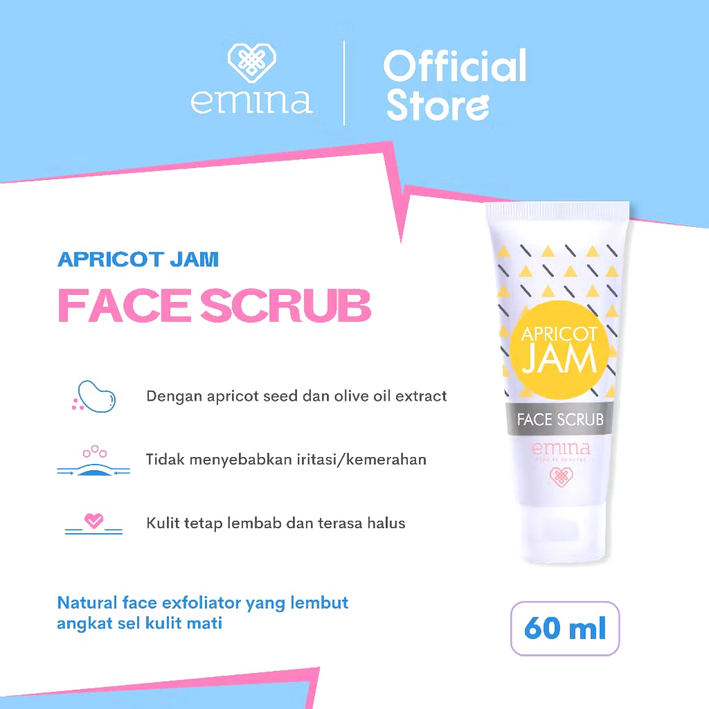 Paragon Technology and Innovation Emina Apricot Jam Face Scrub