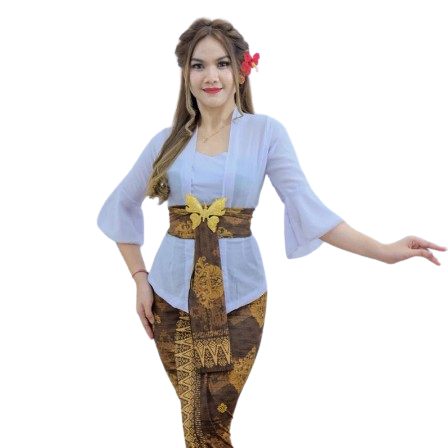 Al Syah Kebaya Kebaya Chiffon Rumbai  1