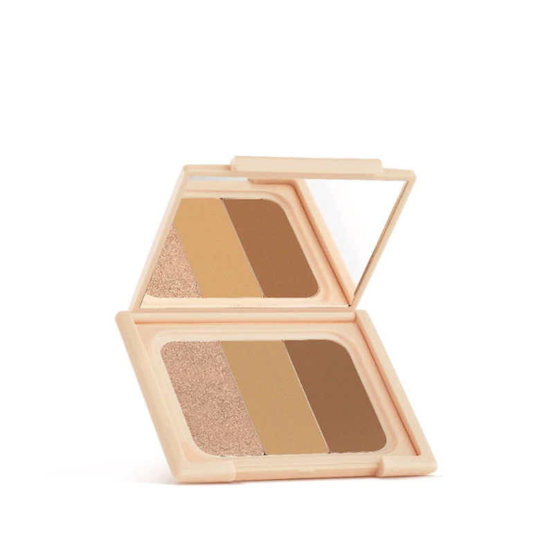 Wardah Colorfit Highlight Contour Palette 01 Light