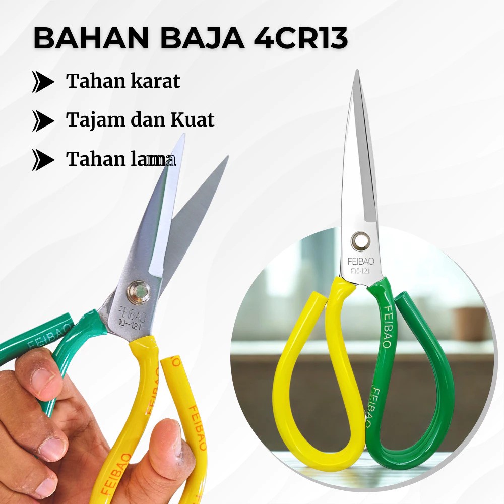 Feibao Gunting Kodok Serbaguna Besar F10-120